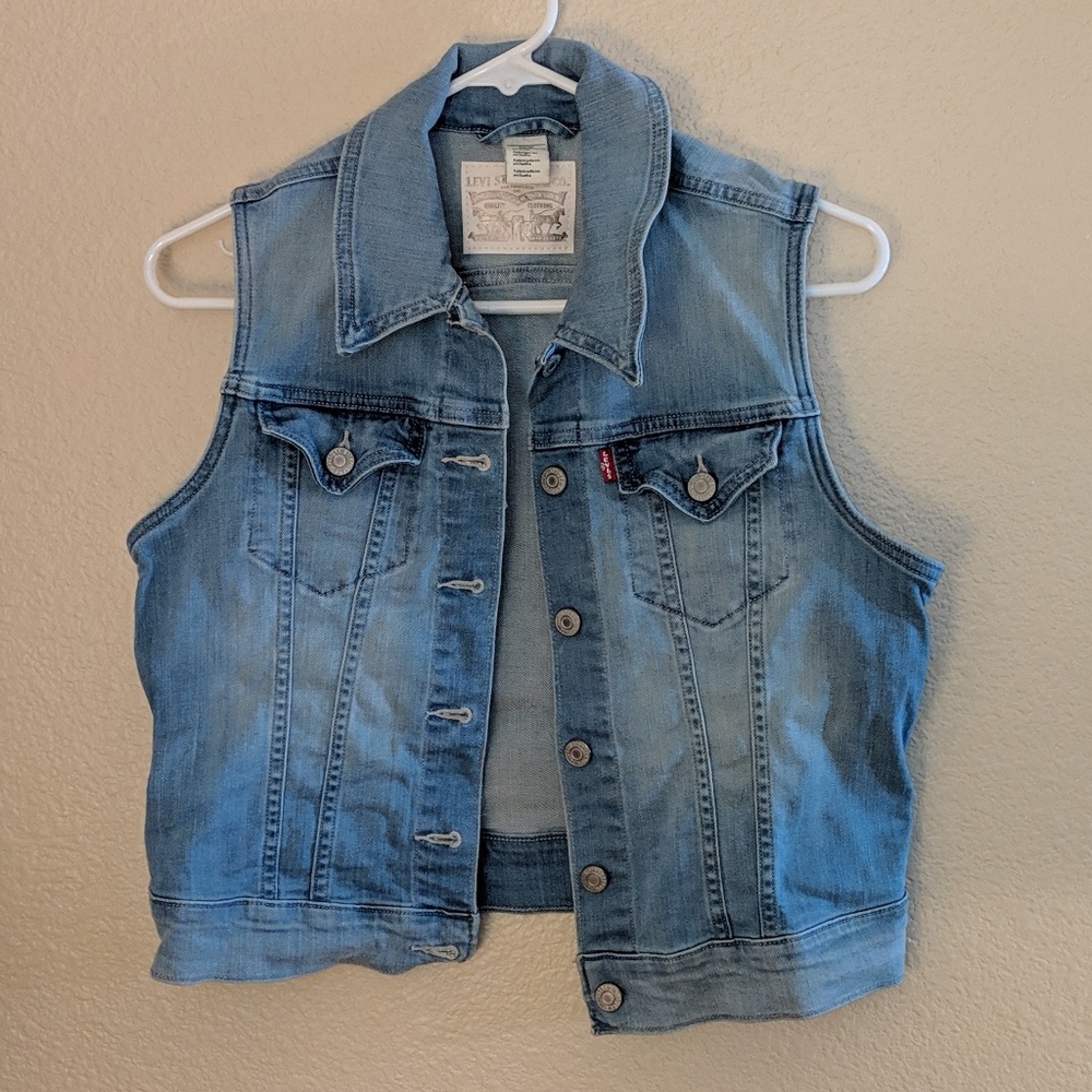 Vintage Jean Vest Levi's Size Small